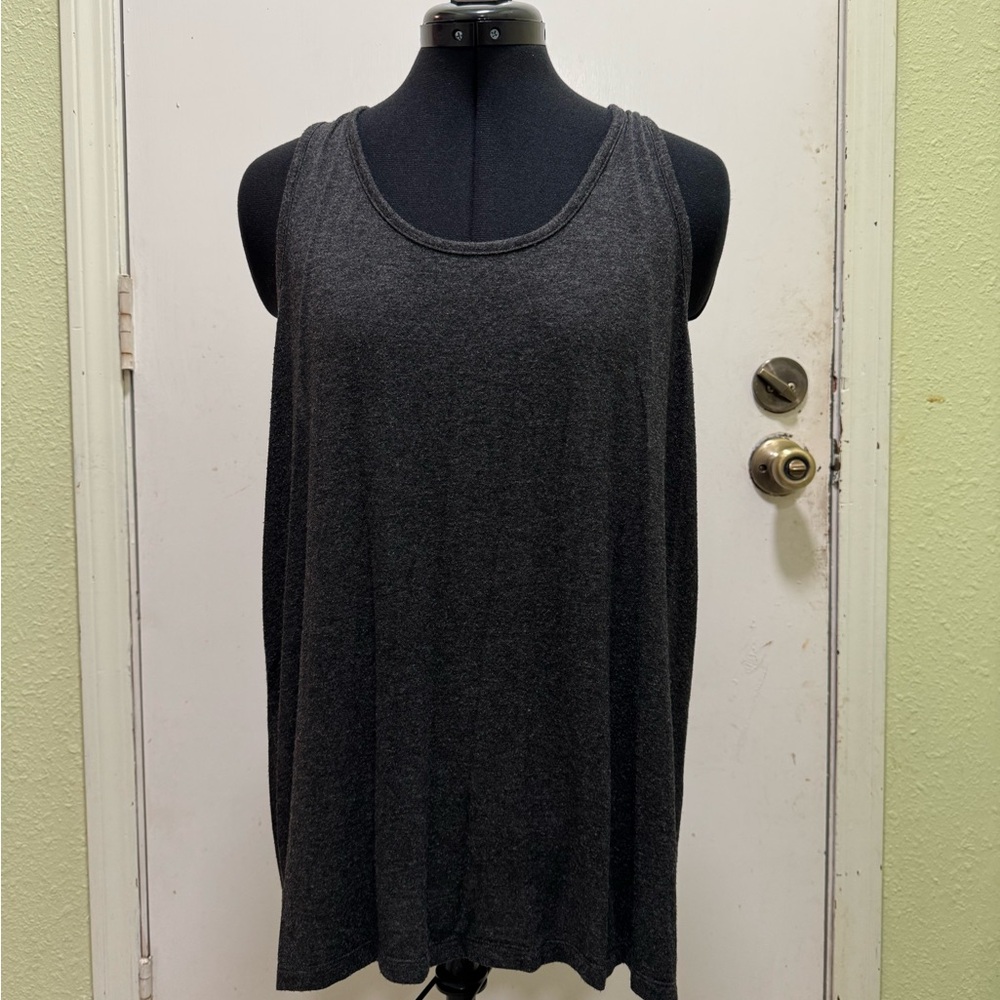 Essential Charcoal Tank Top 2X